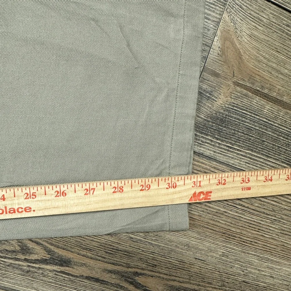 Patagonia Vintage Mens Khaki Pleated Chino Pants 34x30 Cotton Twill 1990 Tan